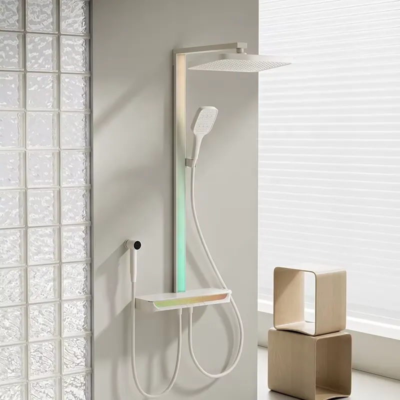 Spa & Wellness Hotel Diamond Ustroń - Brass Digital Waterfall Shower Set Wall
